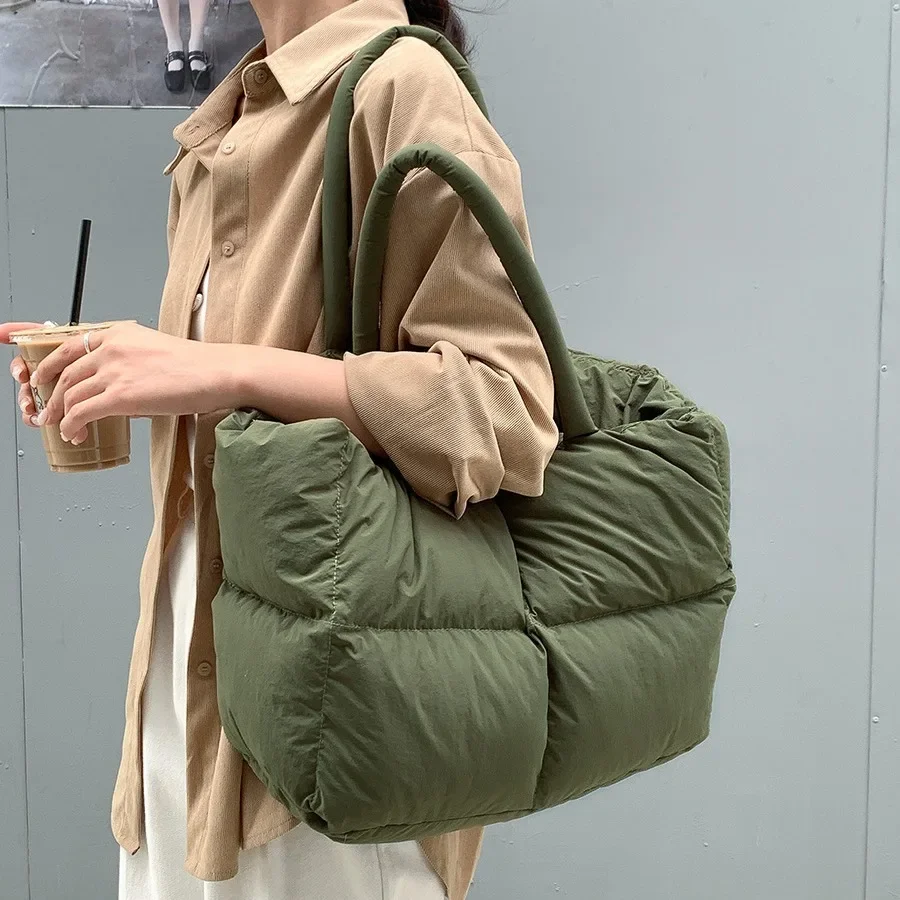 Luxury Quilted Bags - Grand fourre-tout rembourré en coton pour
