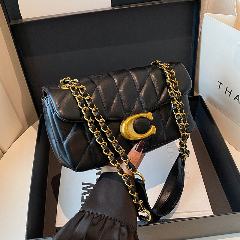 Luxury Quilted Bags - Sac à bandoulière matelassé en cuir