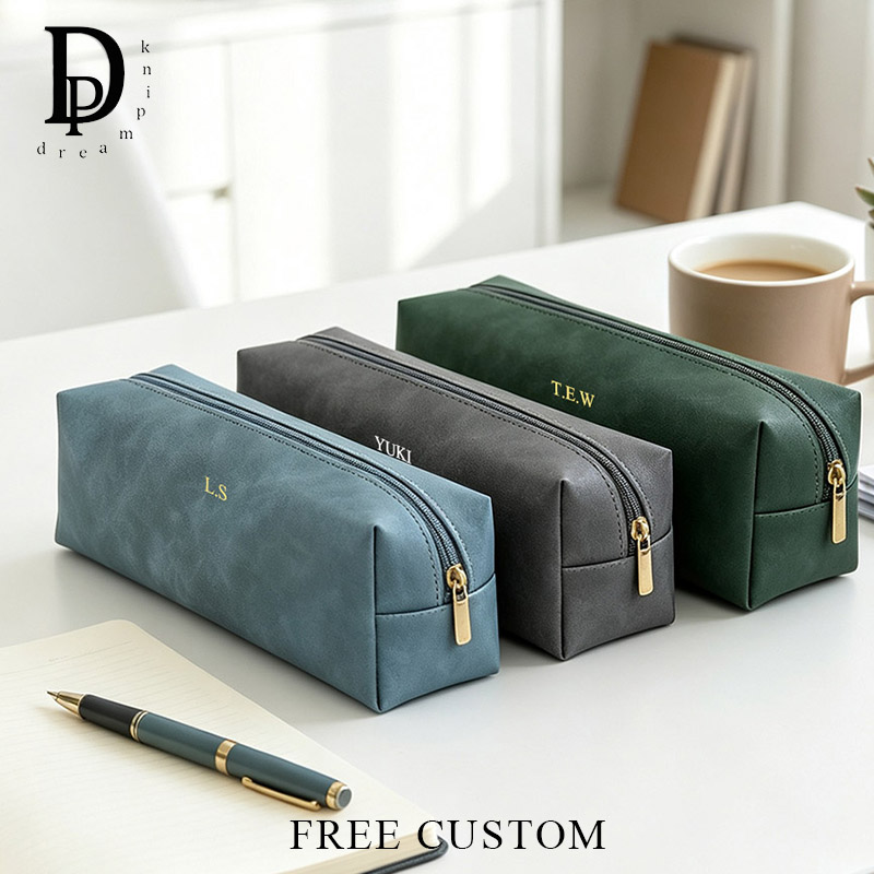 Luxury Bags In China Wholesale - Pochette à stylos en cuir PU
