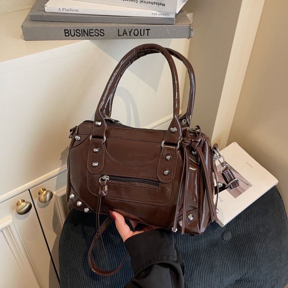 Top Handle Patent Bag - Sac à main pour femme en