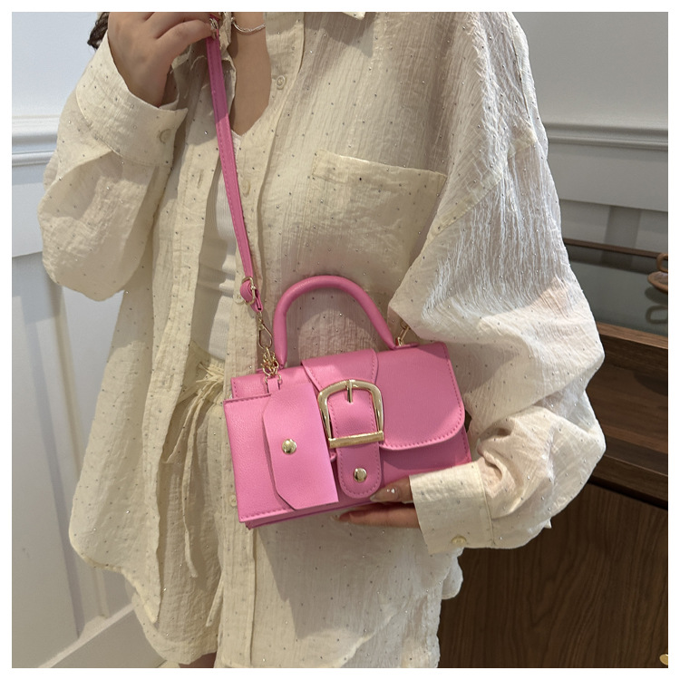 Top Handle Patent Bag - Sac à main Barbie rose mini