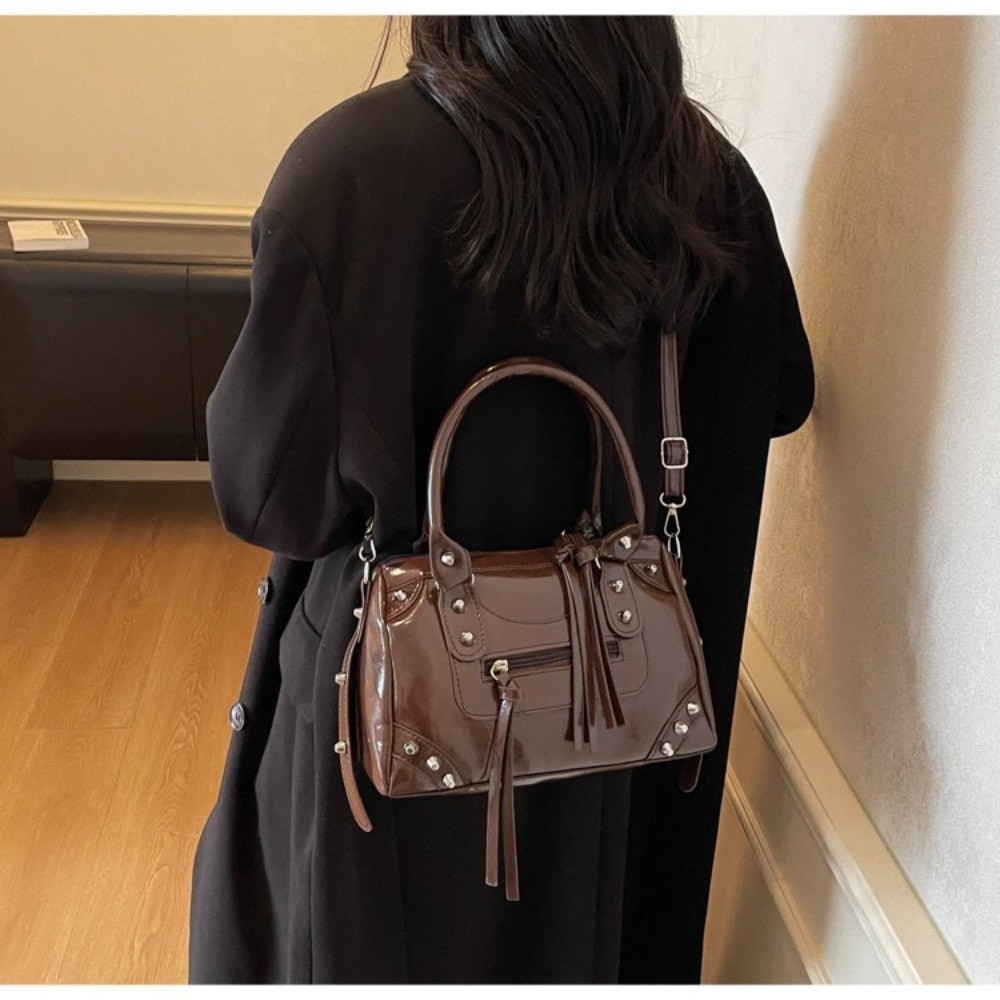 Sac à main pour femme en cuir  - Top Handle Patent Bag avis et prix
