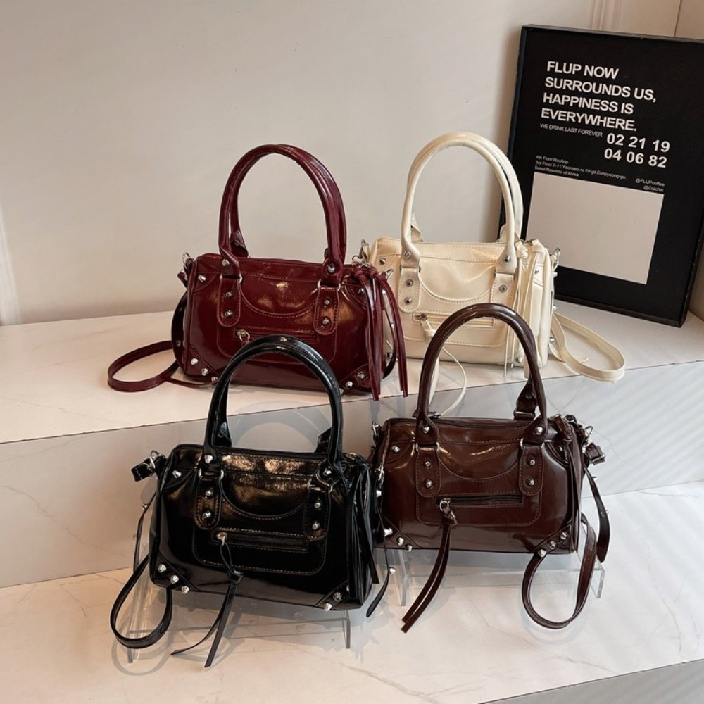 Sac à main pour femme en cuir  - Top Handle Patent Bag avis et prix