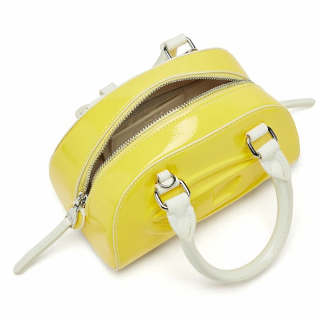 Sac Boston Mini en PU Verni Ja - Top Handle Patent Bag avis et prix