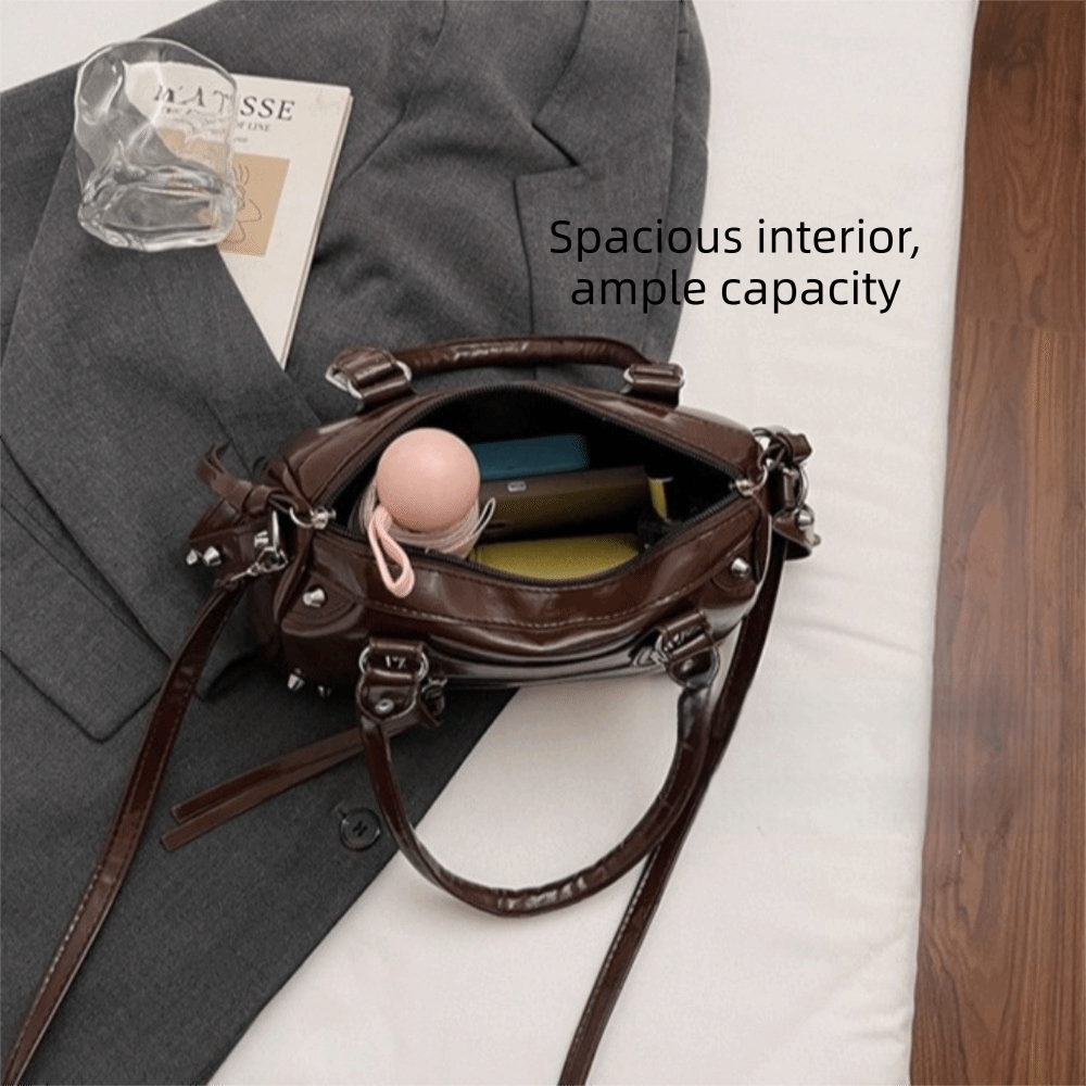 Sac à main pour femme en cuir  - Top Handle Patent Bag avis et prix