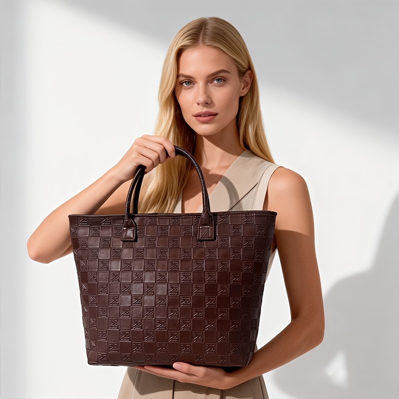 Sac fourre-tout matelassé marr - Luxury Quilted Bags avis et prix