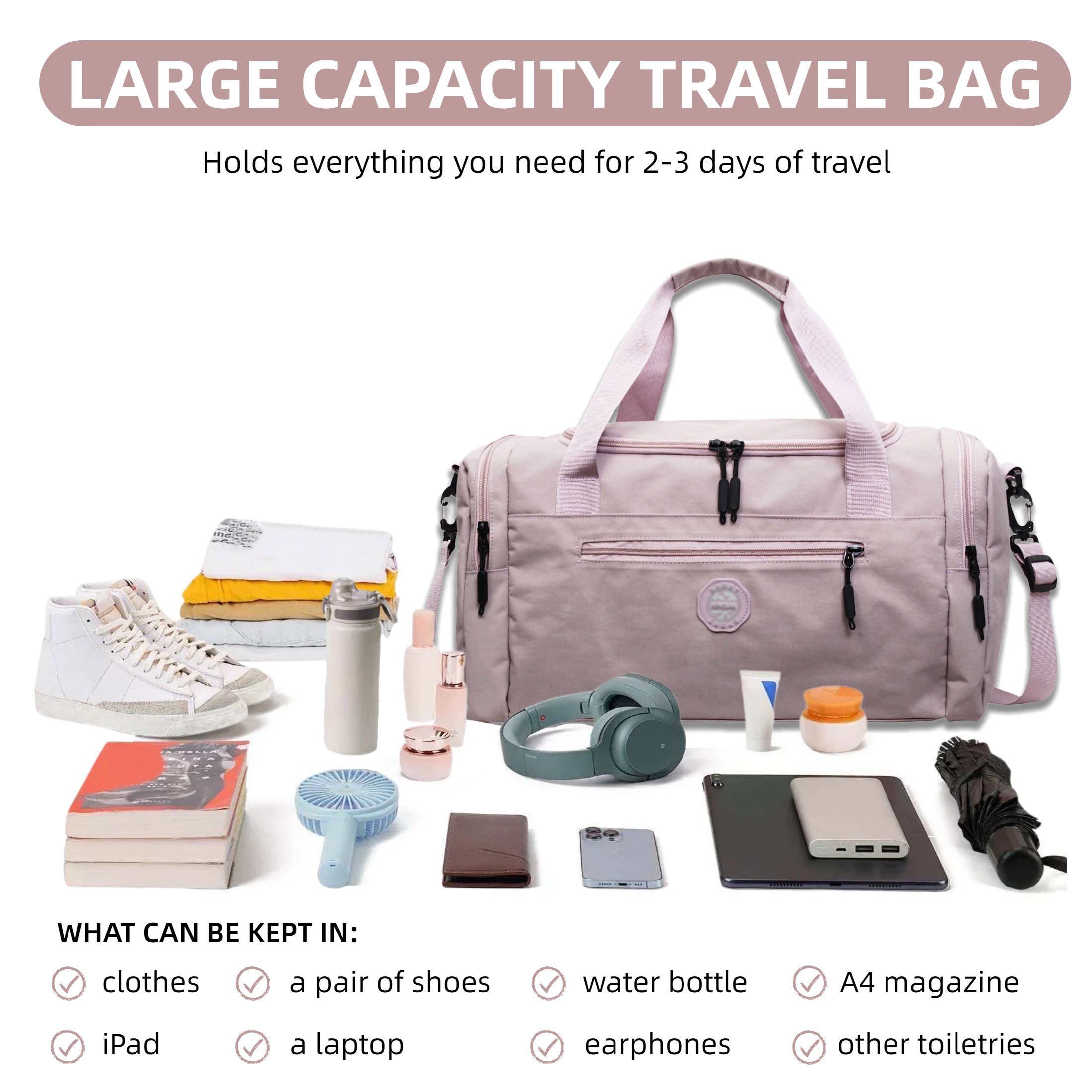Sac de voyage grande capacité  - Luxury Yoga Bags avis et prix