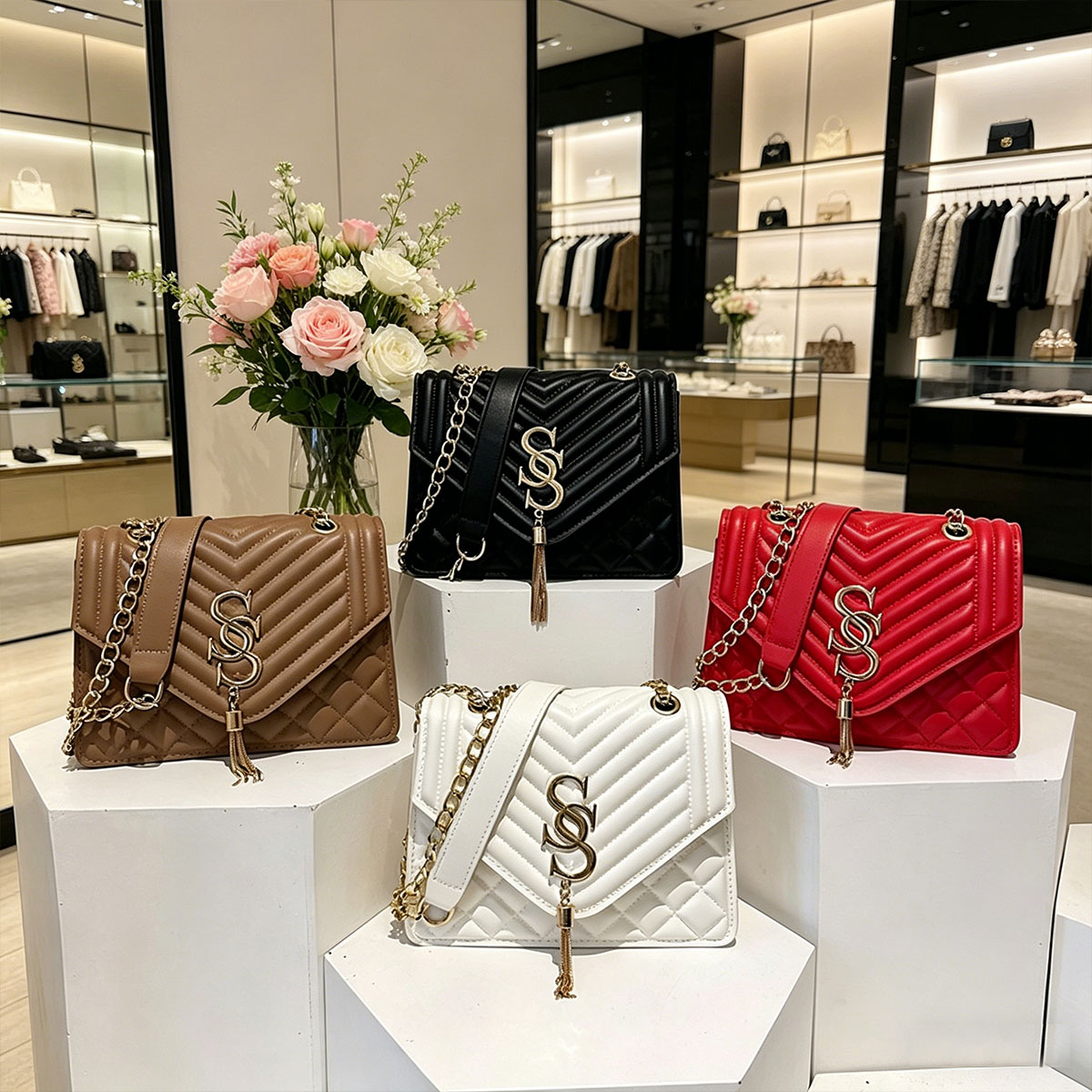 Sac bandoulière matelassé Argy - Luxury Quilted Bags avis et prix
