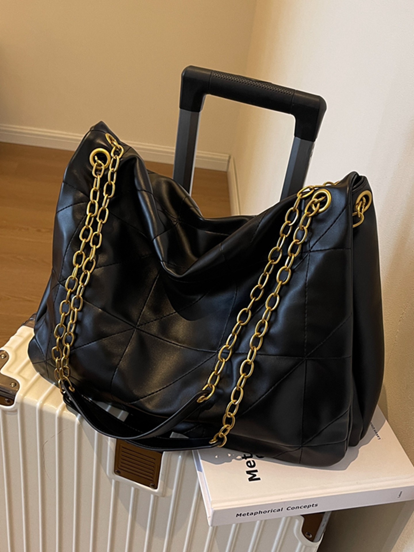 Sac fourre-tout vintage en cui - Luxury Quilted Bags avis et prix