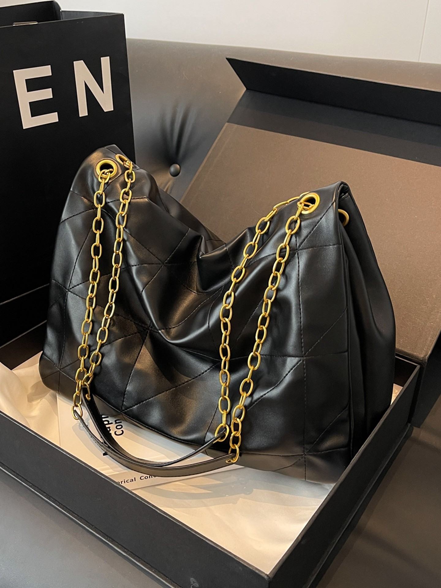 Sac fourre-tout vintage en cui - Luxury Quilted Bags avis et prix