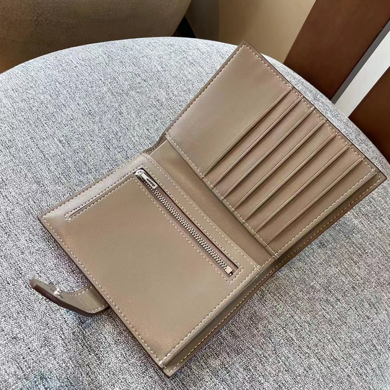 Portefeuille court en cuir vér - Luxury Quilted Bags avis et prix