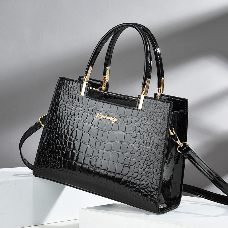 Sac fourre-tout en relief Croc - Top Handle Patent Bag avis et prix
