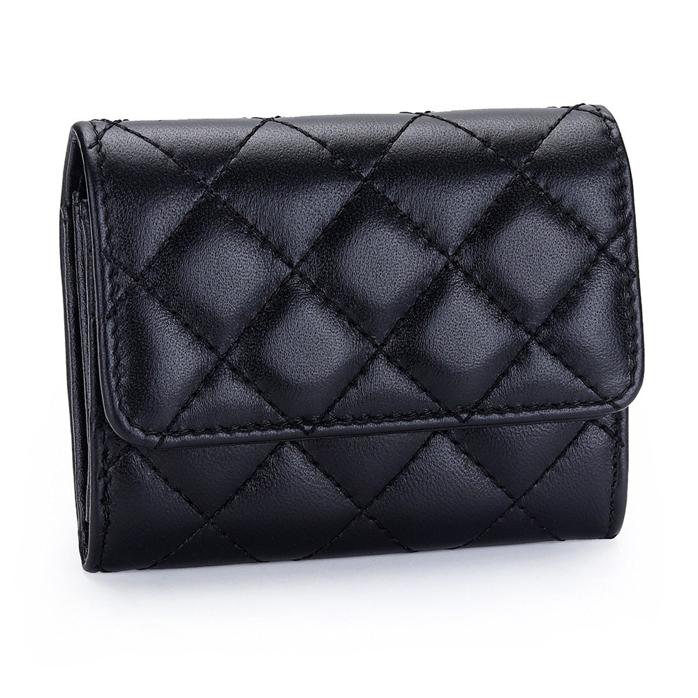 Porte-cartes matelassé en peau - Luxury Quilted Bags avis et prix