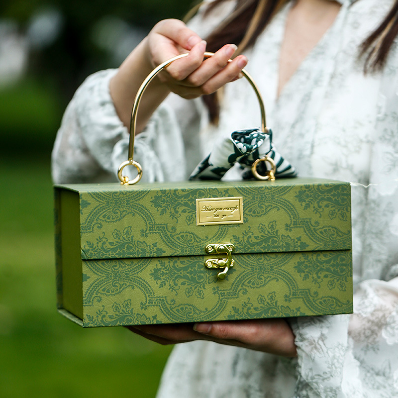 Boîte-cadeau portative en méta - Luxury Bags From China avis et prix
