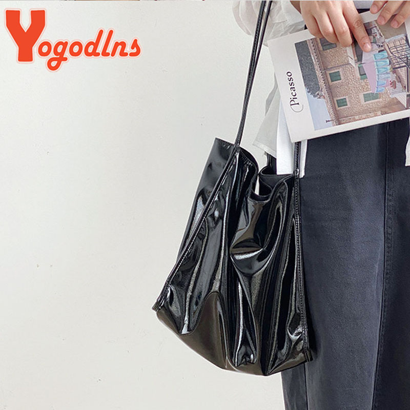 Yogodlns sac fourre-tout de lu - Top Handle Patent Bag avis et prix