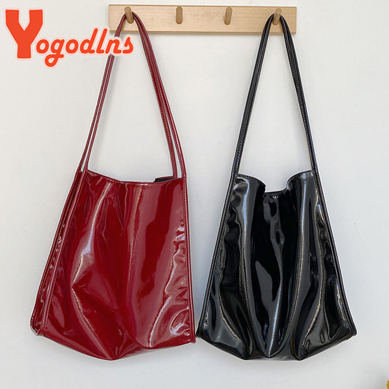 Yogodlns sac fourre-tout de lu - Top Handle Patent Bag avis et prix