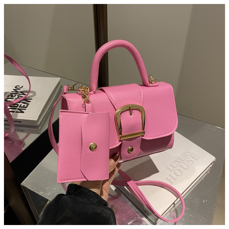 Sac à main Barbie rose mini en - Top Handle Patent Bag avis et prix