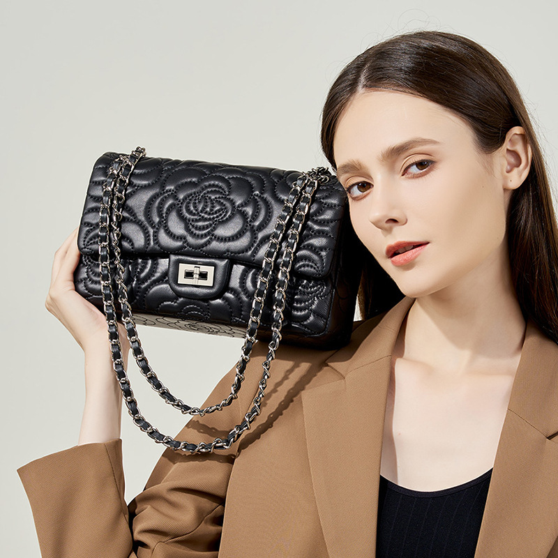 Sac à bandoulière en peau d'ag - Luxury Quilted Bags avis et prix